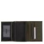 Grand Portefeuille Albert en cuir Vintage Bois vert