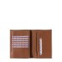 Grand Portefeuille Albert en cuir Vintage Terre brunie