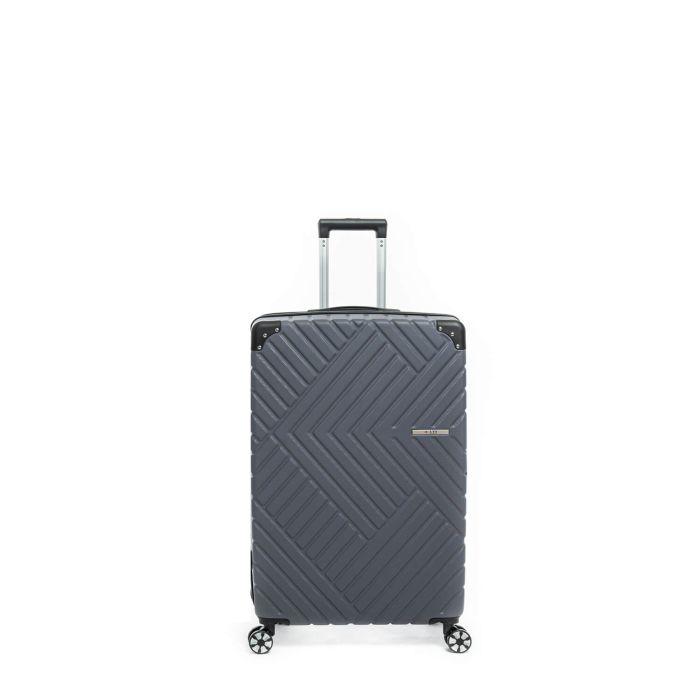 Valise cabine rigide 2123 Extensible 56 cm Gris foncé