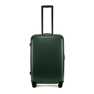 Valise rigide Pure mate Extensible 65 cm Vert foncé