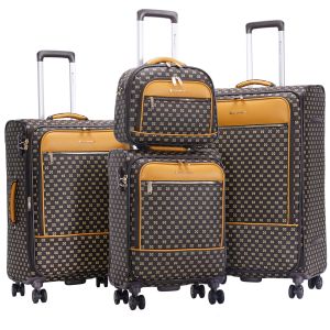 Lot de 3 valises + 1 vanity souples 39204 34, 55, 68 et 79 cm Marron Lot de 3 valises + 1 vanity souples 39204 34, 55, 68 et 79 cm Marron