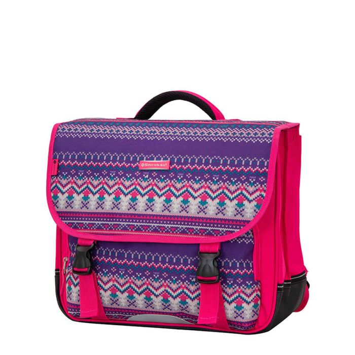 Cartable scolaire Geo color girly 41 cm Rose