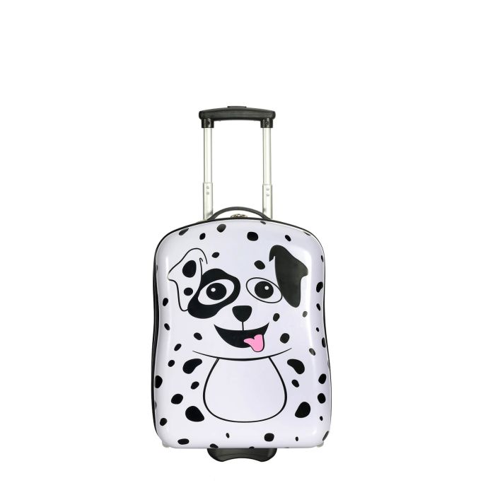 Valise cabine rigide Kid Dalmatien 50 cm Noir/blanc