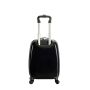 Valise cabine rigide Kid Ourson 48 cm Noir/blanc
