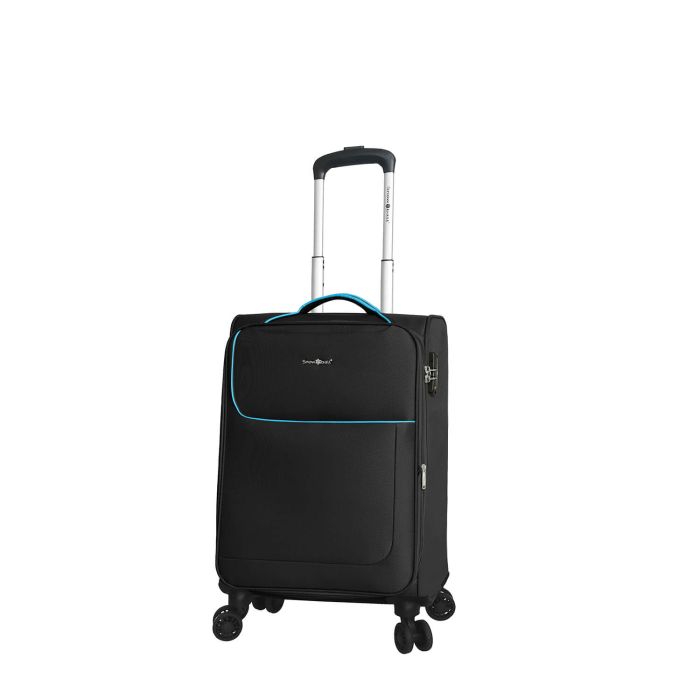 Valise cabine souple 22204 Extensible 55 cm Noir
