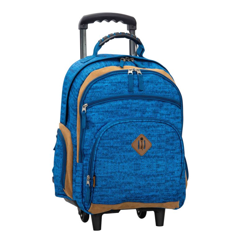 Sac de voyage cabine à roulettes 72cm bleu Snowball - Avenuedusac