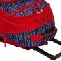 Sac à dos à roulettes Rallye 49cm Bleu/rouge