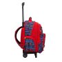 Sac à dos à roulettes Rallye 49cm Bleu/rouge
