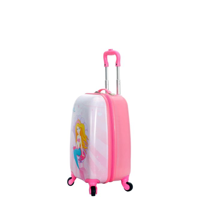 Valise cabine rigide Kid Sirène 48 cm Rose