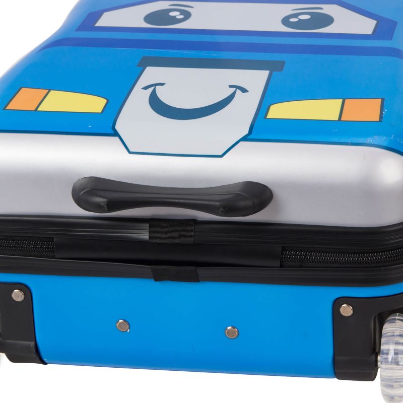 Valise cabine rigide enfant Madisson 49 cm voiture Bleu