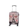 Valise cabine rigide 86820G 55 cm Paris rétro