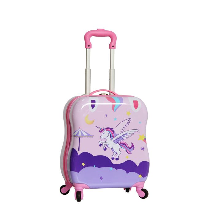 Valise cabine rigide Kid Licorne 48 cm Rose