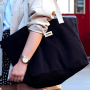 Sac shopping Claude 40cm Noir