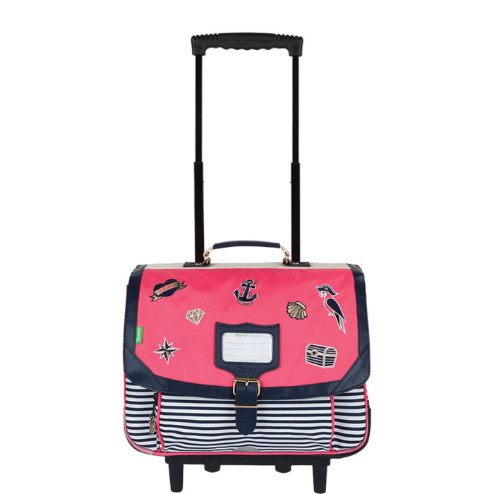 Cartable Scolaire à roulettes Bord de mer Trolley 38 cm Enora