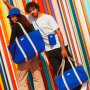 Sac polochon Simon 48 cm Bleu électrique