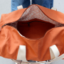 Sac polochon Simon 48 cm Sienne