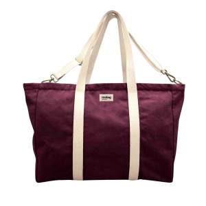 Sac Cabas Jean 60 cm Prune Sac Cabas Jean 60 cm Prune