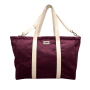Sac Cabas Jean 60 cm Prune