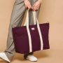 Sac Cabas Jean 60 cm Prune