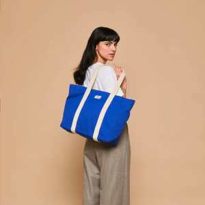Sac Cabas Cesar 51 cm Bleu électrique