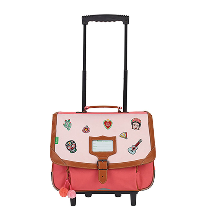 Cartable scolaire à roulettes Les Explorateurs Trolley 38 cm Adriana