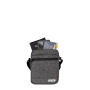 Sac Travers RFID Medium 17 cm Gris