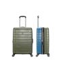 Valise cabine rigide Bicolore 368 Extensible 55 cm Vert/Bleu