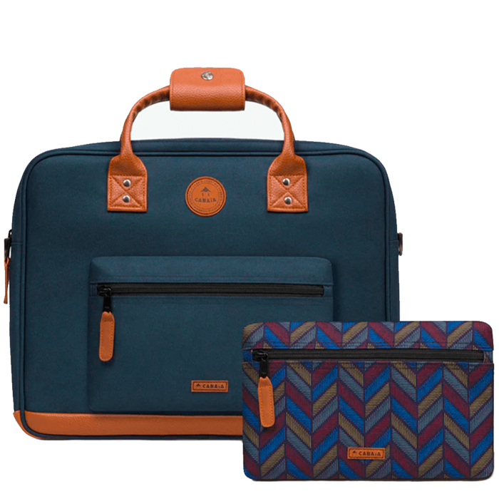 Sacoche ordinateur 15 pouces Chicago Bleu