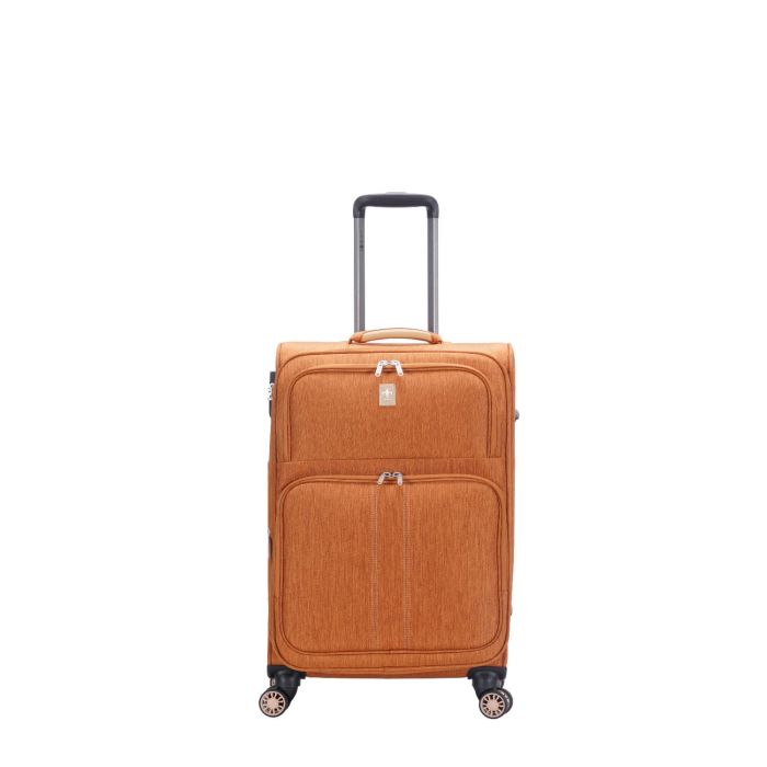 Valise cabine souple 355 Extensible 55 cm Cognac