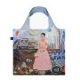 Sac shopping pliable avec pochette zip 50cm Frida Kahlo Autoportrait à la frontière entre le Mexique et les États-Unis