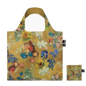 Sac shopping pliable avec pochette zip 50cm Van Gogh Motif fleurs Sac shopping pliable avec pochette zip 50cm Van Gogh Motif fleurs