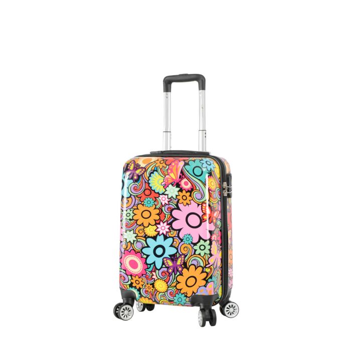 Valise cabine rigide 96820X 55 cm Pop flowers