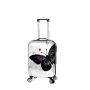 Valise cabine rigide 26820B 55 cm Papillon blanc