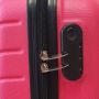 Lot de 2 valises cabine et underseater rigides FG679 55 et 45 cm Rose
