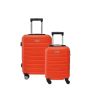 Lot de 2 valises cabine et underseater rigides FG679 55 et 45 cm Orange