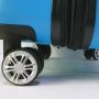 Lot de 2 valises cabine et underseater rigides FG679 55 et 45 cm Bleu