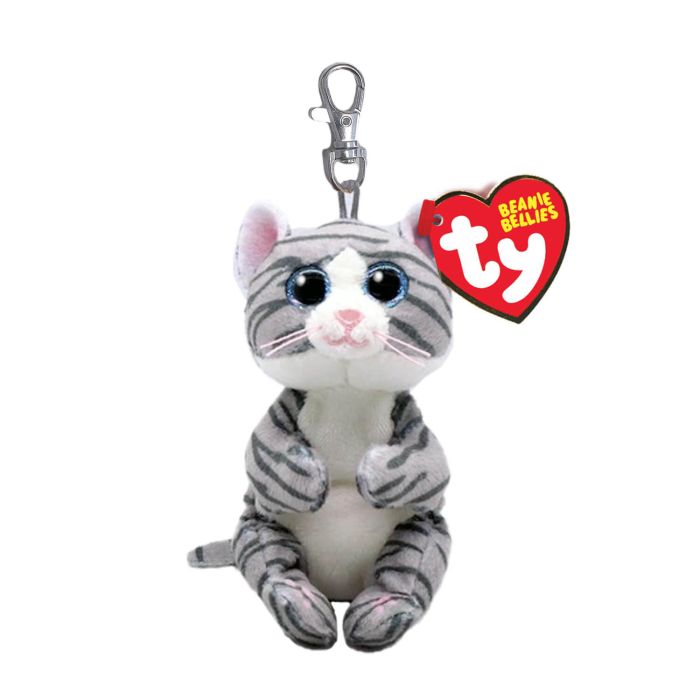 Porte-clés peluche Beanie Bellies 9 cm Mitzi le chat
