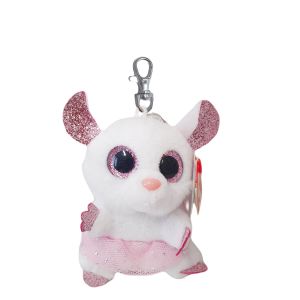 Porte-clés peluche Beanie Boo's 10 cm Nina la souris Porte-clés peluche Beanie boo's 10 cm Nina la souris