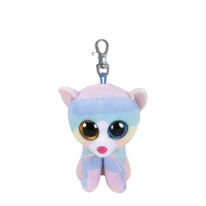 Porte-clés peluche Beanie Boo's 9 cm Heather le chat Porte-clés peluche Beanie boo's 9 cm Heather le chat