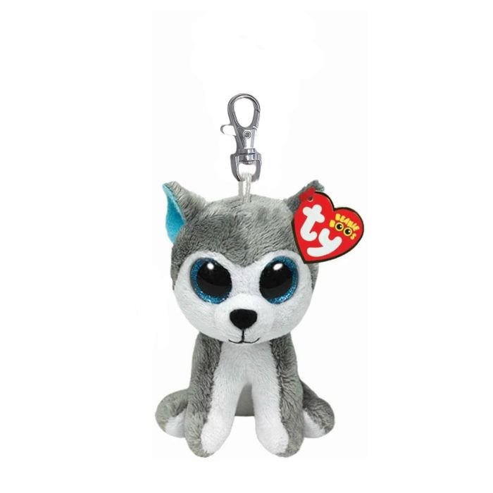 Porte-clés peluche Beanie boo's 9 cm Slush le chien