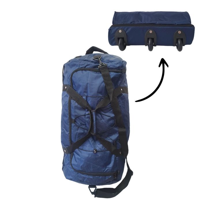 Sac de voyage à 3 roues Bigbag Roll-on 133-170 76 cm Navy