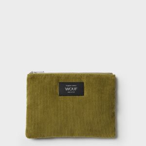 Pochette large 21,5 cm Olive