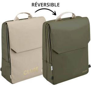 Sac à dos Le Réversible 15.6" 38 cm Dark Green Moss, Gold Sac à dos Le Réversible 15.6" 38 cm Dark Green Moss, Gold