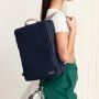 Sac à dos Le Réversible 15.6" 38 cm Dark Blue Caramel, Silver