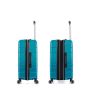 Lot de 3 valises rigides 395 Extensibles 55, 66 et 76 cm Vert de gris