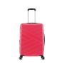 Lot de 3 valises rigides 395 Extensibles 55, 66 et 76 cm Fuschia