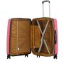 Lot de 3 valises rigides 395 Extensibles 55, 66 et 76 cm Fuschia