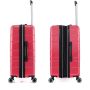 Lot de 3 valises rigides 395 Extensibles 55, 66 et 76 cm Fuschia