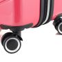 Lot de 3 valises rigides 395 Extensibles 55, 66 et 76 cm Fuschia