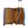 Lot de 3 valises rigides 395 Extensibles 55, 66 et 76 cm Bleu
